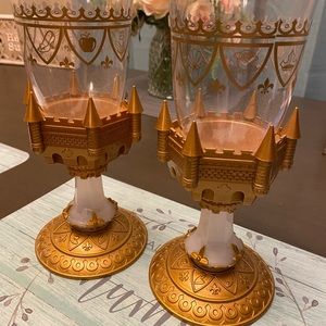Disney Beauty & The Beast, Be Our Guest Wine Goblets